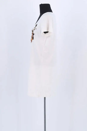 Robe Barbara Bui Blanc en Coton