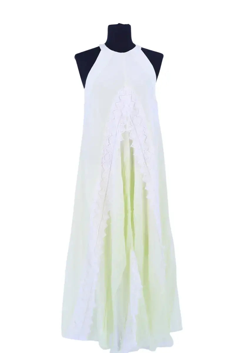 Robe Barbara Bui Jaune en Soie, taille S - Seconde Main