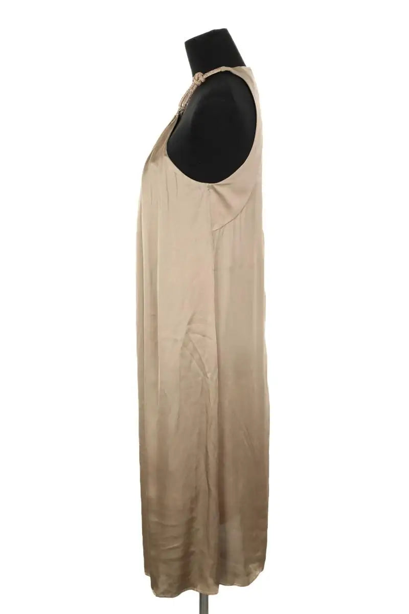 Robe Barbara Bui Kaki en Viscose