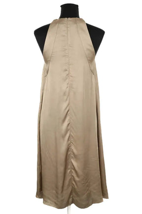 Robe Barbara Bui Kaki en Viscose