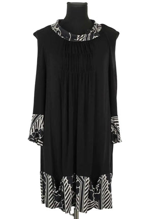 Robe Barbara Bui Noir en Synthétique, taille L - Seconde Main