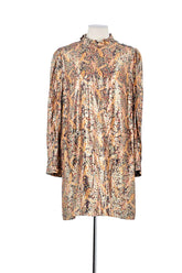 Robe Bash Argent en Viscose, taille M - Seconde Main