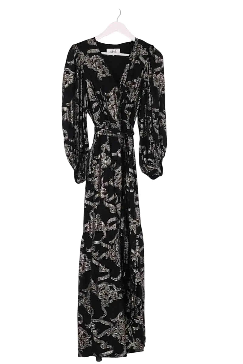 Robe Ba&Sh Baddie Noir en Viscose, taille S - Seconde Main