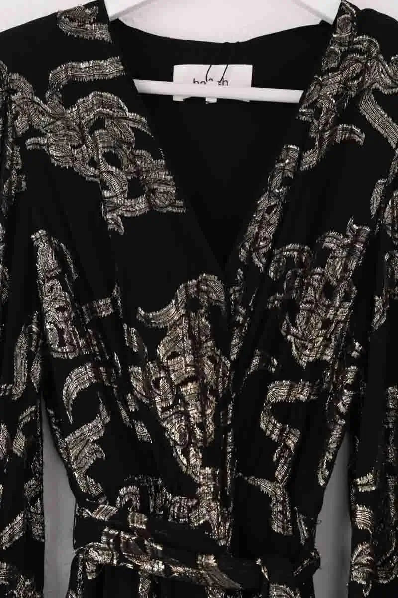 Robe Ba&Sh Baddie Noir en Viscose