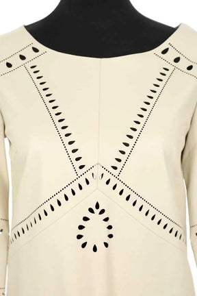 Robe Ba&Sh Beige en Cuir