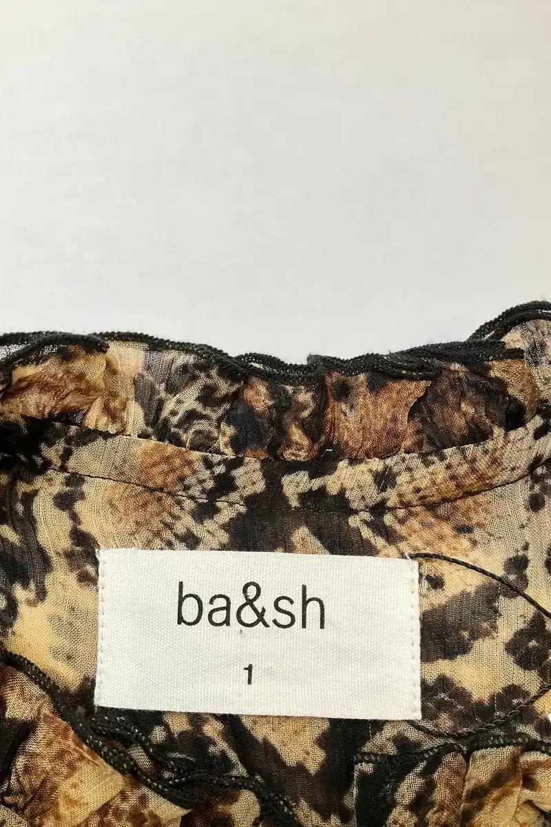 Robe Ba&Sh Beige en Synthétique