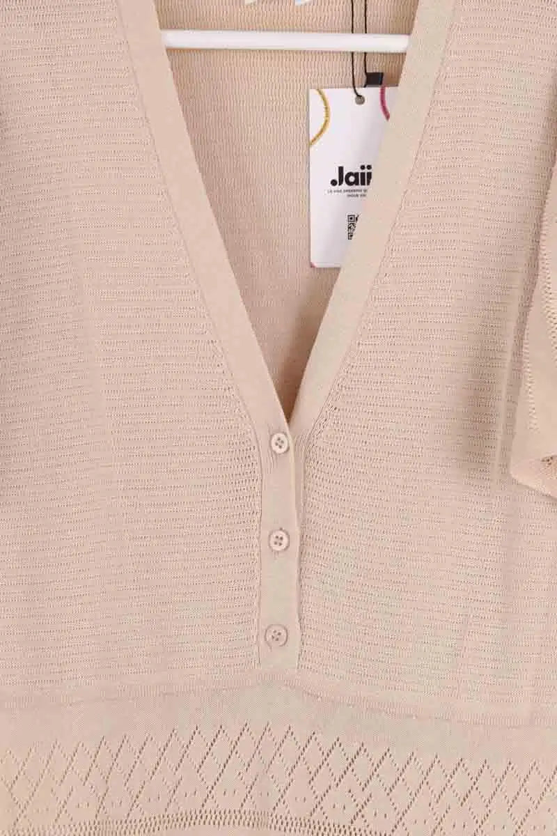 Robe Ba&Sh Beige en Viscose