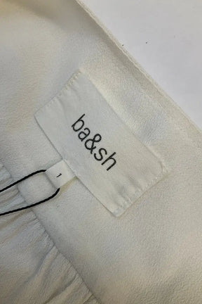 Robe Ba&Sh Blanc en Synthétique