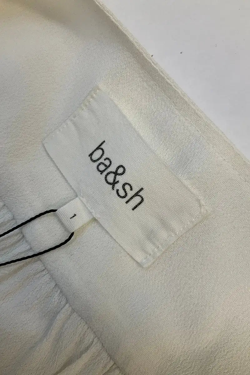 Robe Ba&Sh Blanc en Synthétique