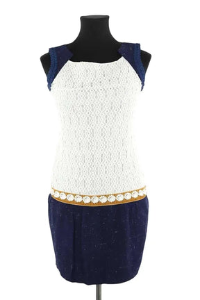 Robe Bash Blanc en Synthétique, taille XS - Seconde Main