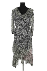 Robe Ba&Sh Blanc en Viscose, taille S - Seconde Main