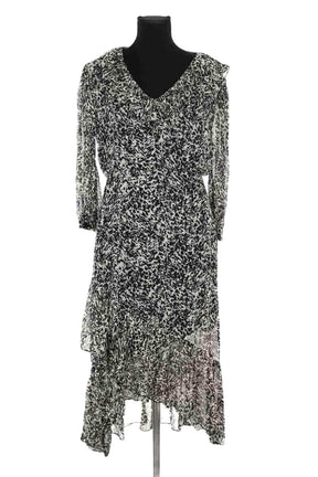 Robe Ba&Sh Blanc en Viscose, taille S - Seconde Main