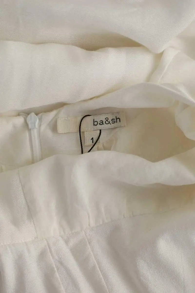 Robe Bash Blanc en Viscose