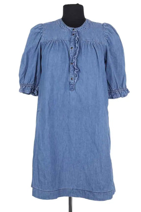 Robe Ba&Sh Bleu en Coton, taille S - Seconde Main