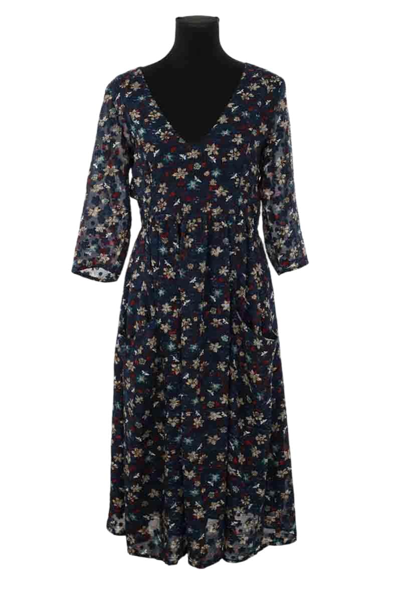 Robe Ba&Sh Bleu en Polyester, taille S - Seconde Main