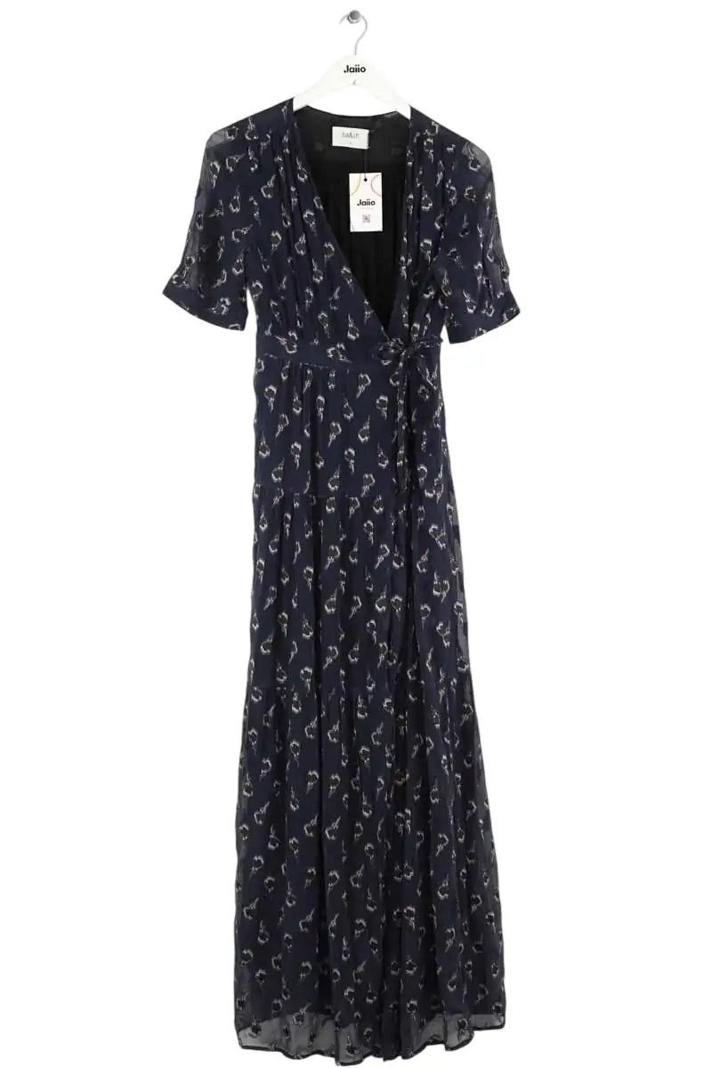 Robe Ba&Sh Bleu en Soie, taille S - Seconde Main