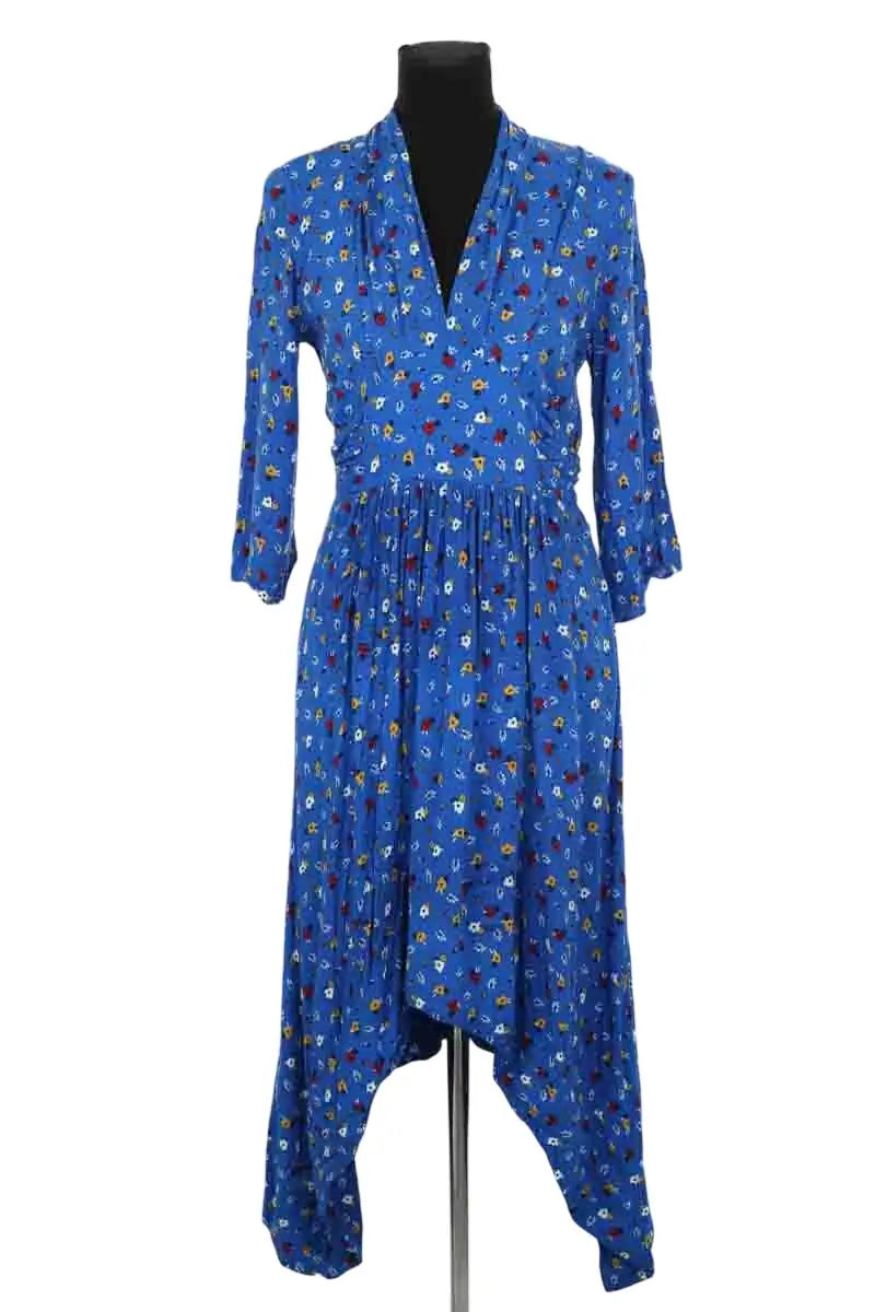 Robe Bash Bleu en Viscose, taille M - Seconde Main