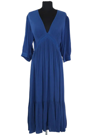 Robe Ba&Sh Bleu en Viscose, taille M - Seconde Main