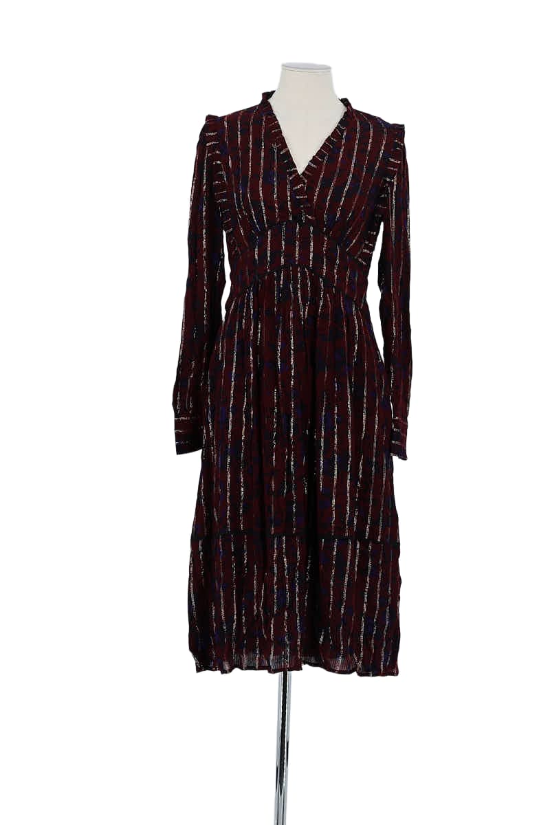 Robe Bash Bordeaux en Polyester, taille S - Seconde Main
