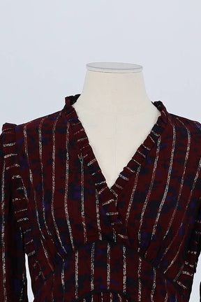 Robe Bash Bordeaux en Polyester