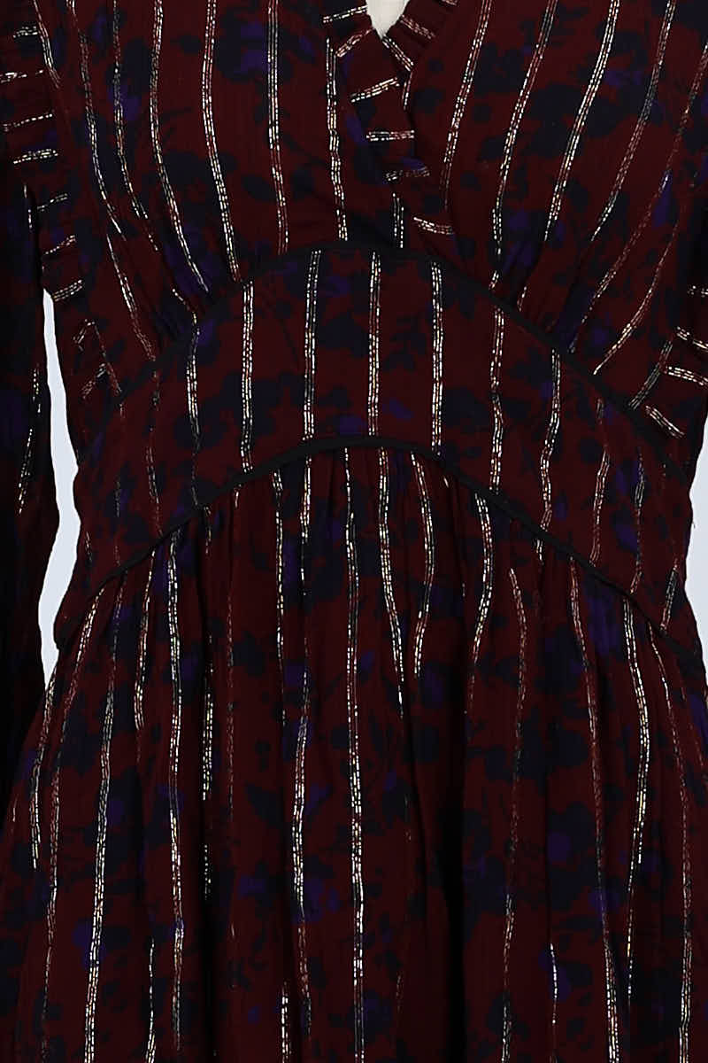 Robe Bash Bordeaux en Polyester