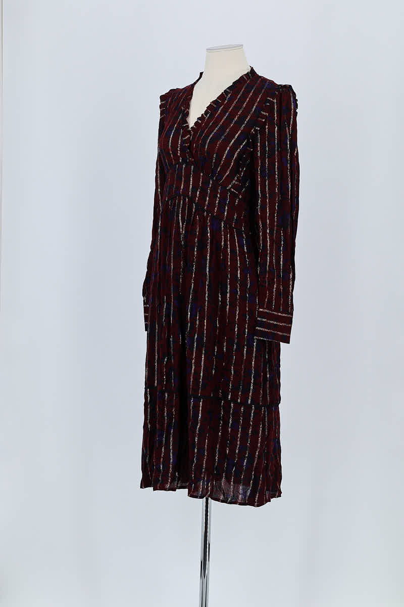 Robe Bash Bordeaux en Polyester