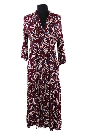Robe Ba&Sh Bordeaux en Synthétique, taille M - Seconde Main