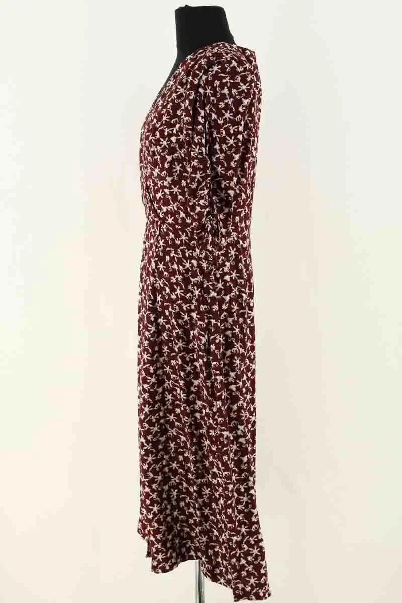 Robe Ba&Sh Bordeaux en Viscose