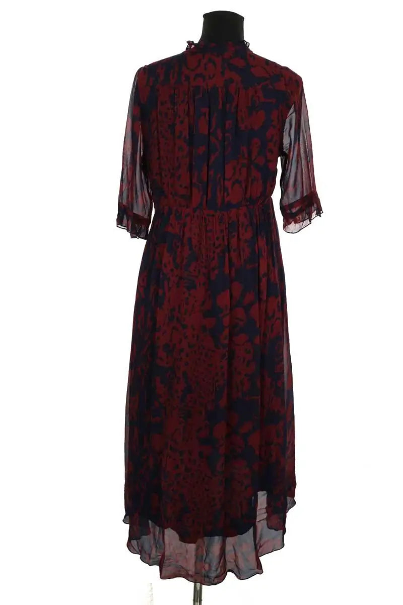 Robe Ba&Sh Bordeaux en Viscose