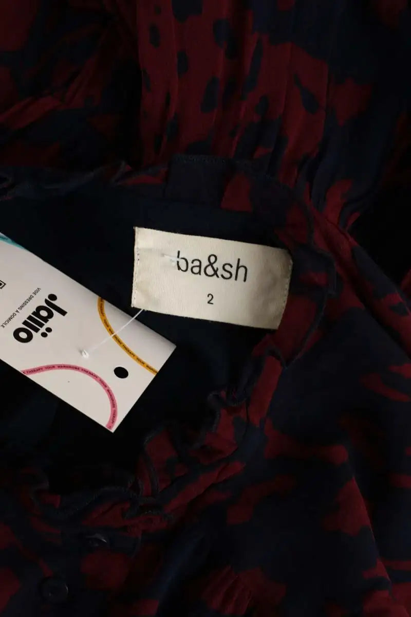 Robe Ba&Sh Bordeaux en Viscose