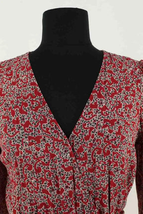 Robe Ba&Sh Bordeaux en Viscose