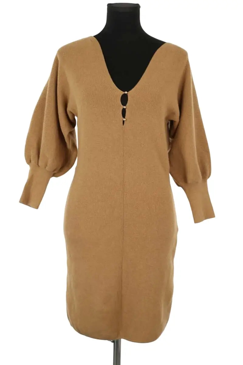 Robe Bash Camel en Coton, taille M - Seconde Main