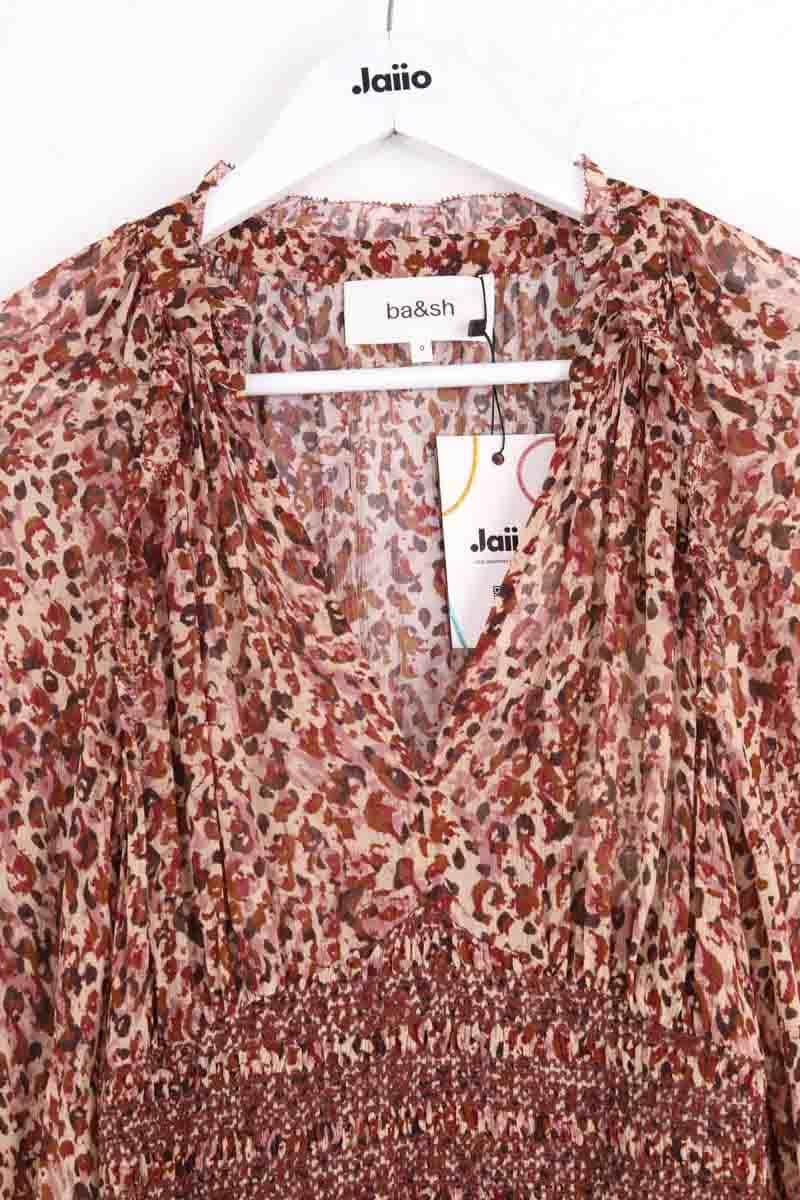 Robe Ba&Sh Coraly Marron en Viscose