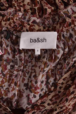 Robe Ba&Sh Coraly Marron en Viscose