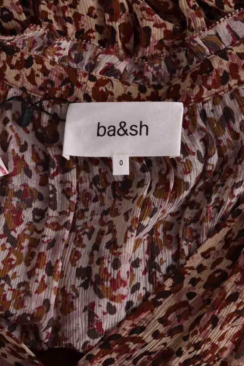 Robe Ba&Sh Coraly Marron en Viscose
