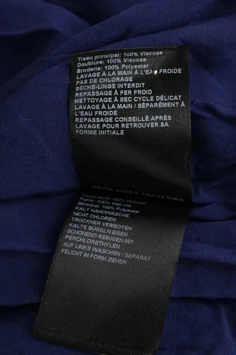 Robe Ba&Sh Diana Bleu en Viscose