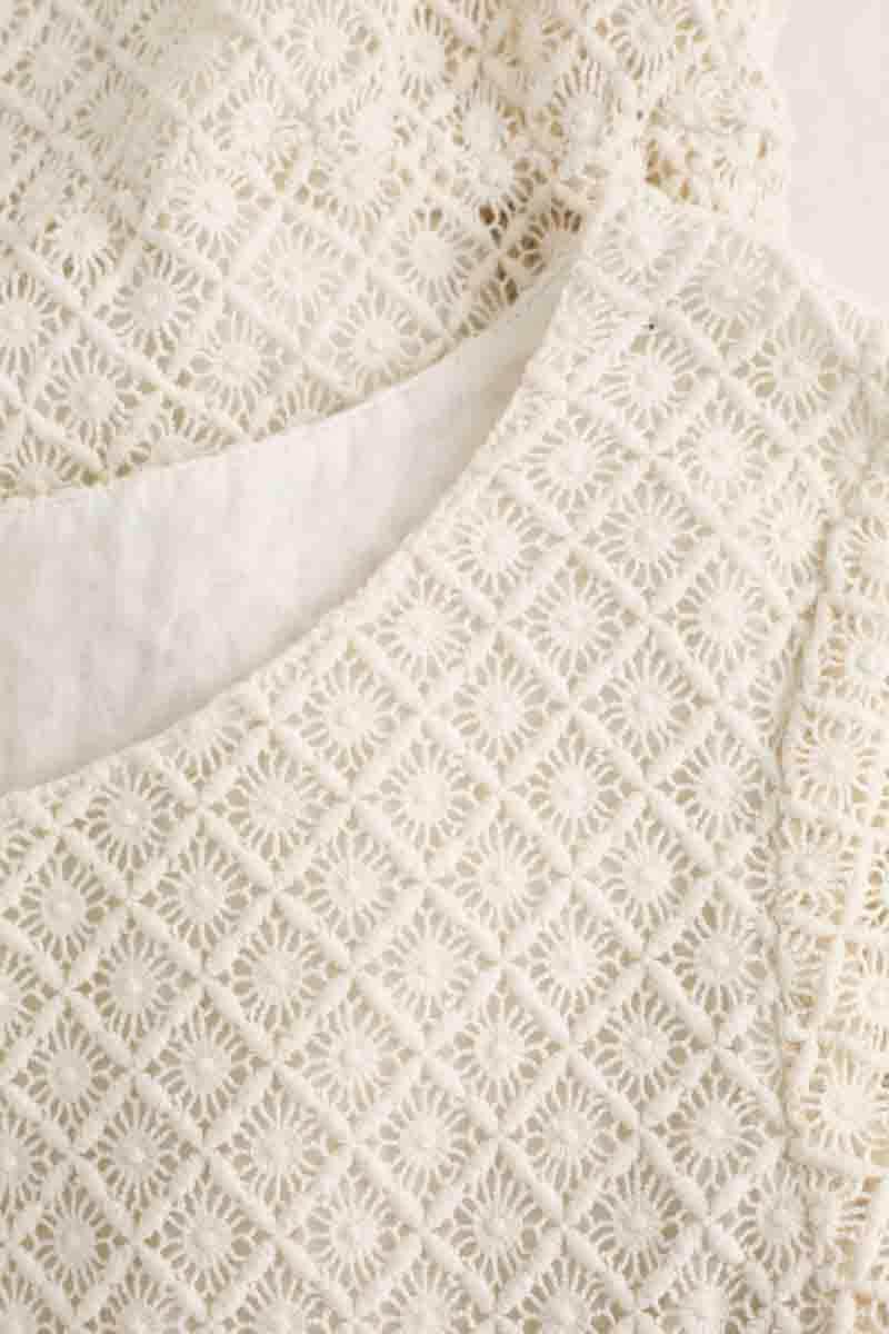 Robe Ba&Sh Ecru en Coton