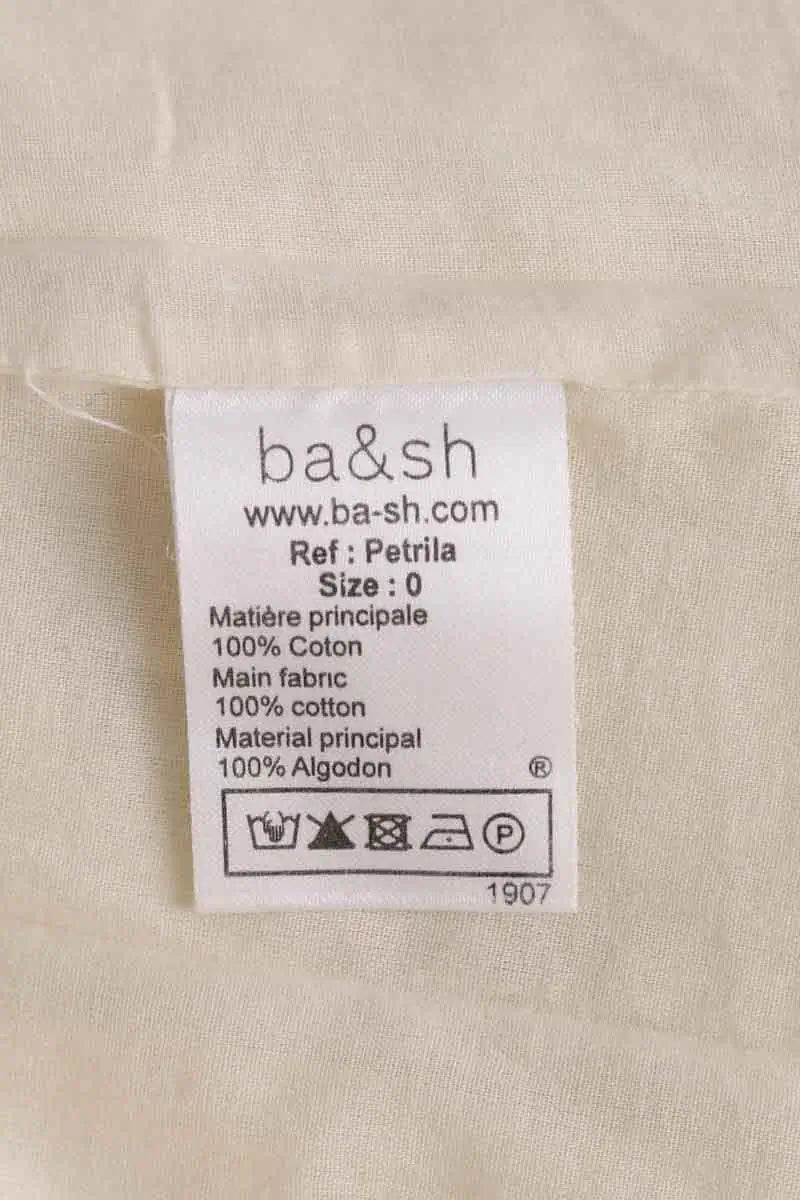 Robe Ba&Sh Ecru en Coton