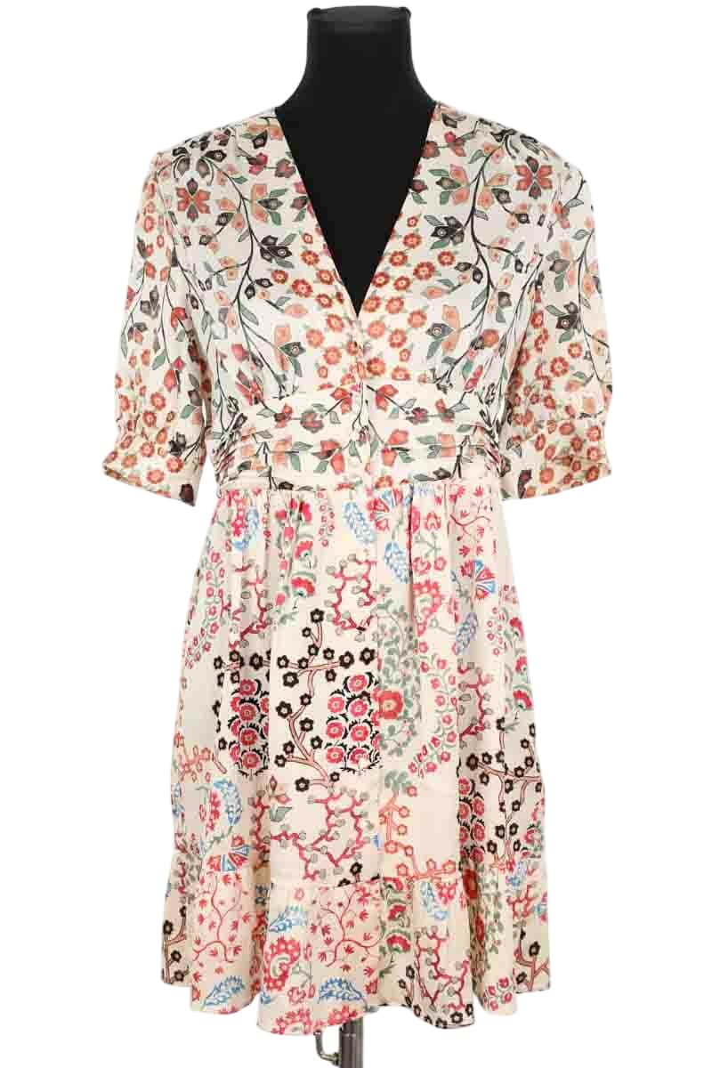 Robe Ba&Sh Ecru en Polyester, taille M - Seconde Main