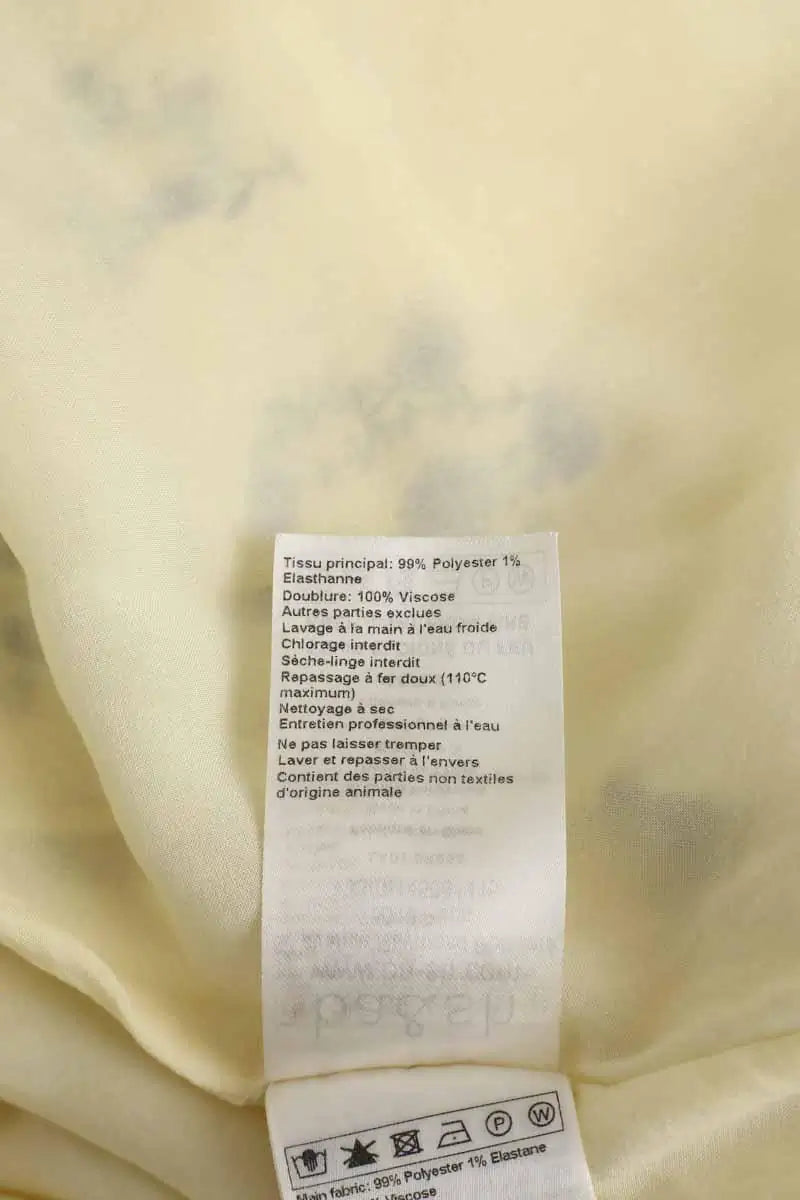 Robe Bash Jaune en Polyester