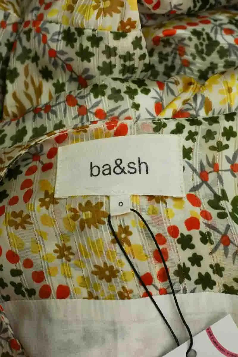 Robe Ba&Sh Jaune en Synthétique