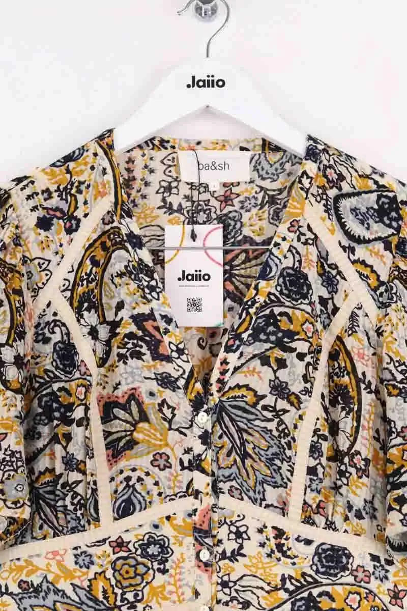 Robe Ba&Sh Jaune en Viscose