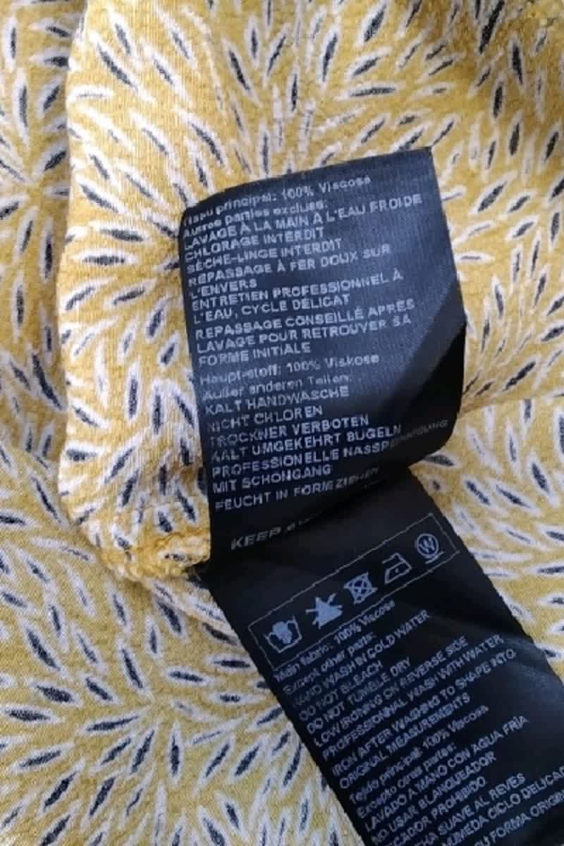 Robe Bash Jaune en Viscose