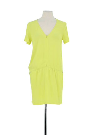 Robe Bash Jaune en Viscose, taille XS - Seconde Main