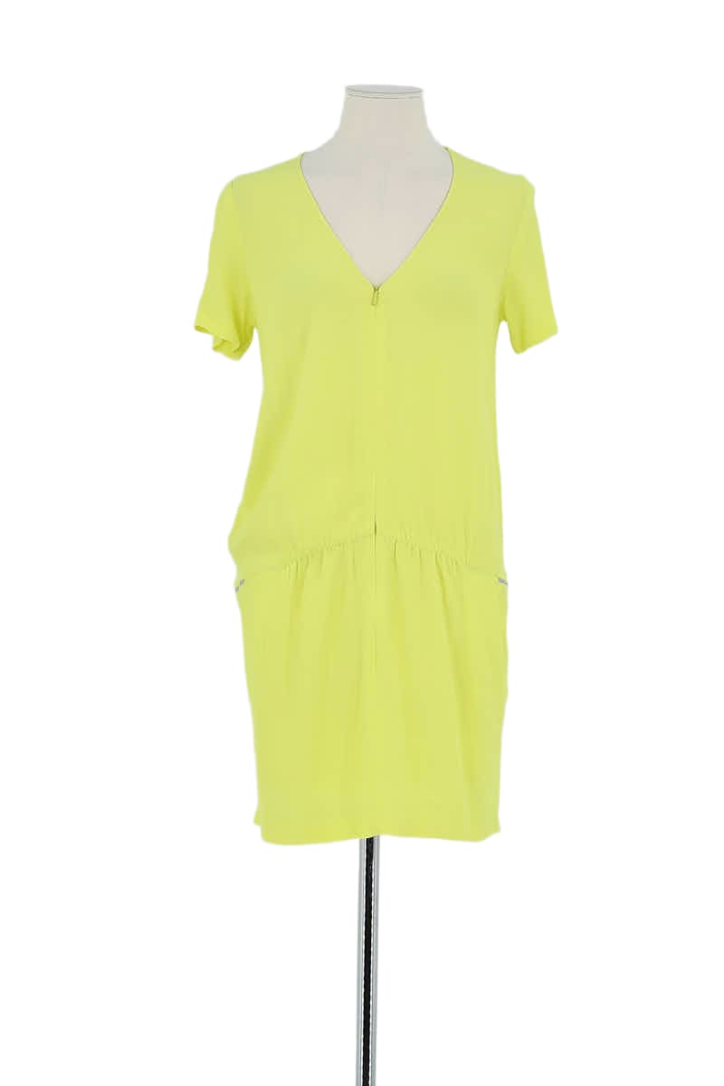 Robe Bash Jaune en Viscose, taille XS - Seconde Main