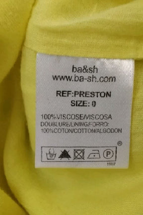 Robe Bash Jaune en Viscose
