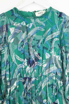 Robe Ba&Sh Joie Vert en Soie