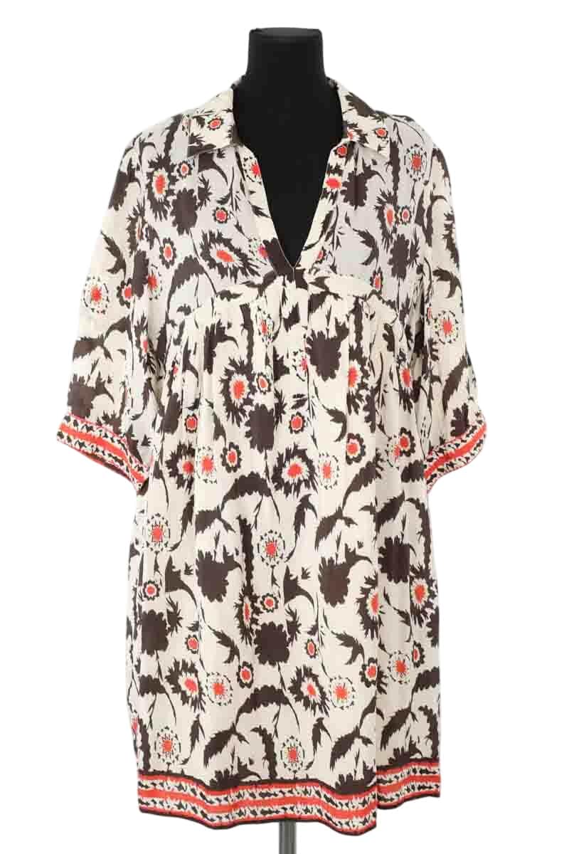 Robe Bash Kitty Ecru en Viscose, taille L - Seconde Main