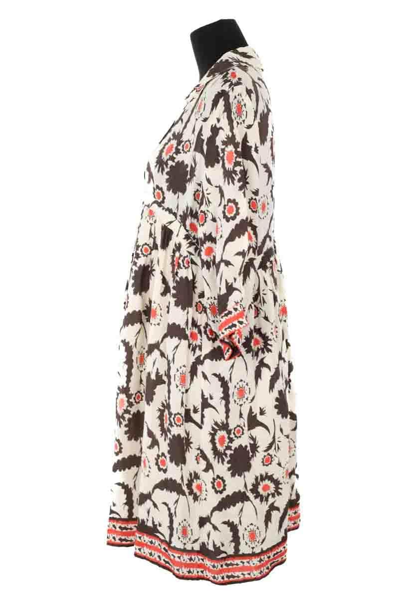 Robe Bash Kitty Ecru en Viscose