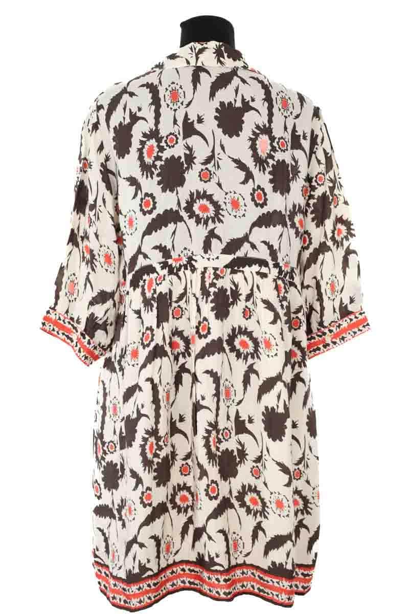Robe Bash Kitty Ecru en Viscose